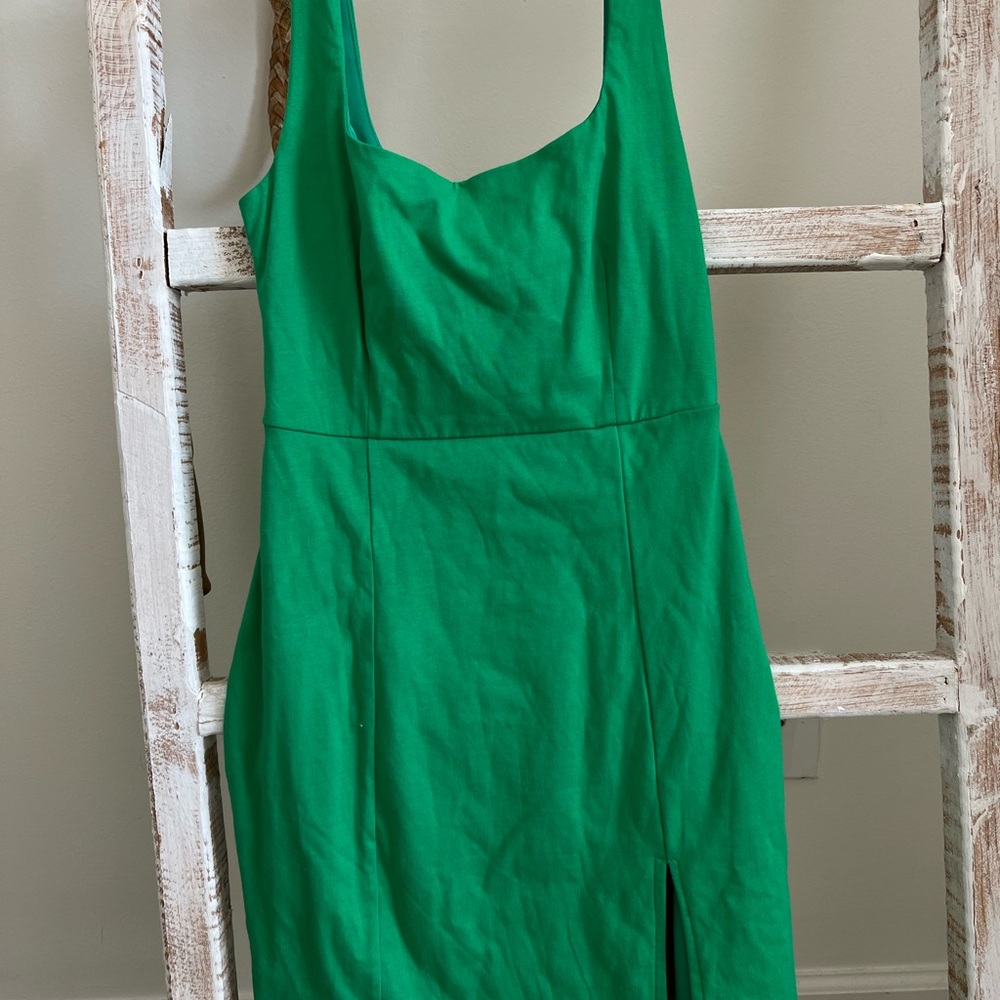 Showpo Vibrant Green Mini Dress
